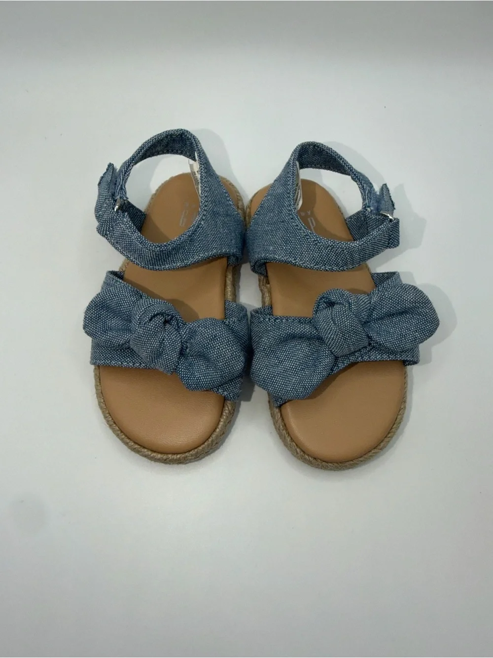 GAP Blue Knot Front Girls' Espadrille Sandals